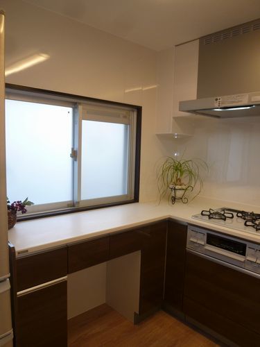 Ｌ型キッチン施工後2