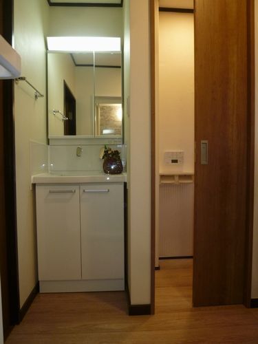 洗面所スペース施工後